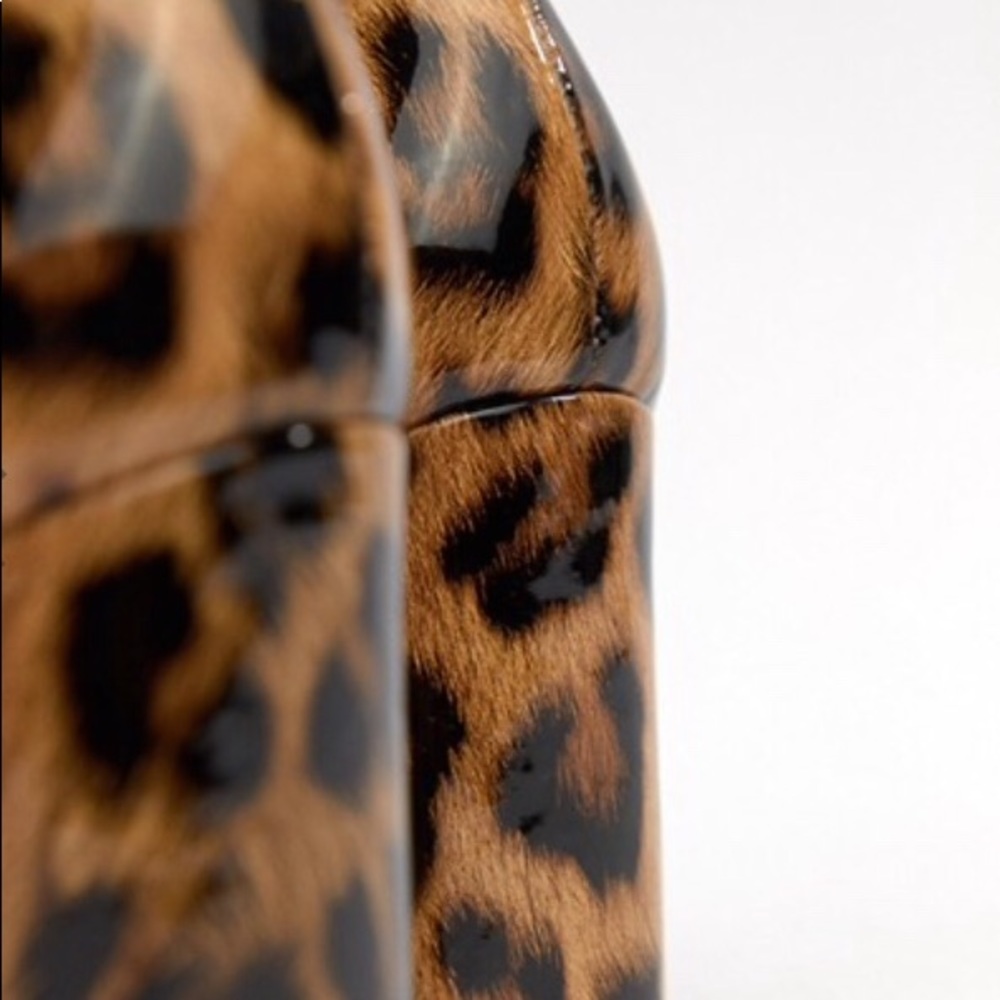 🌹✅Patent leather leopard print healed shoes. - Picture 7 of 7